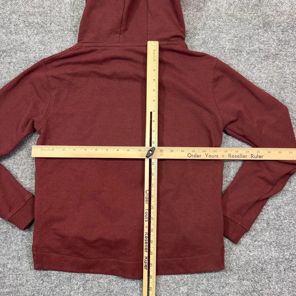 Patagonia Hoodie Womens XS Red Pullover Fitz Roy Bear Graphic Sweatshirt 39556 - Picture 9 of 11